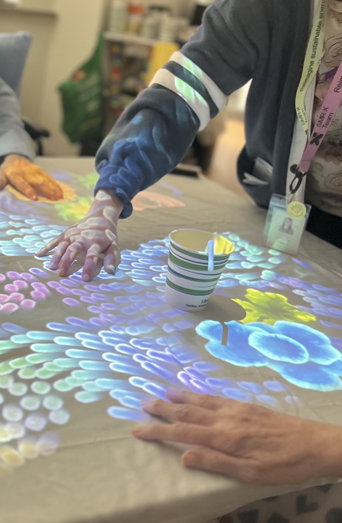 Tovertafel interactive gaming system demonstration